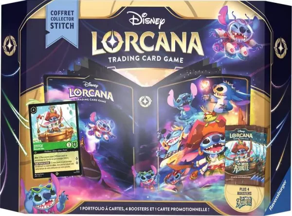 Coffret Collector Stich La Mer Azurite - Disney Lorcana FR