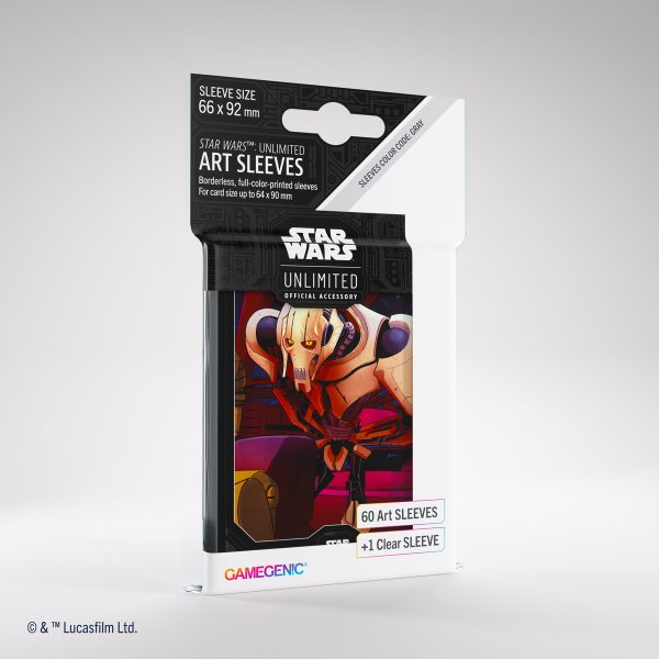 Gamegenic 60 Art Sleeves - Star Wars Unlimited Grevious