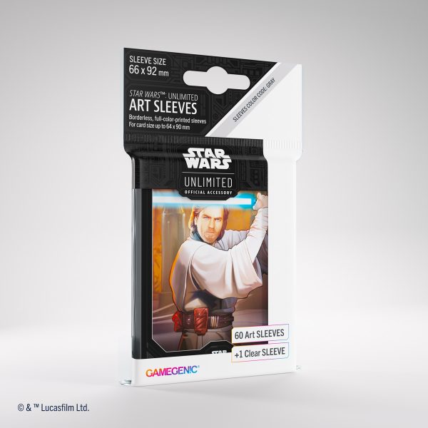 Gamegenic 60 Art Sleeves - Star Wars Unlimited Obi-wan Kenobi