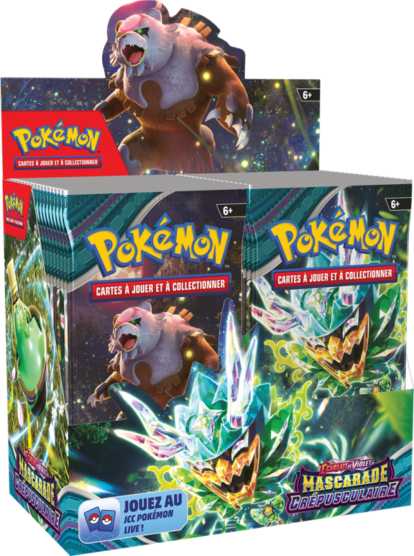 Booster Mascarade Crépusculaire EV6 - Pokémon FR