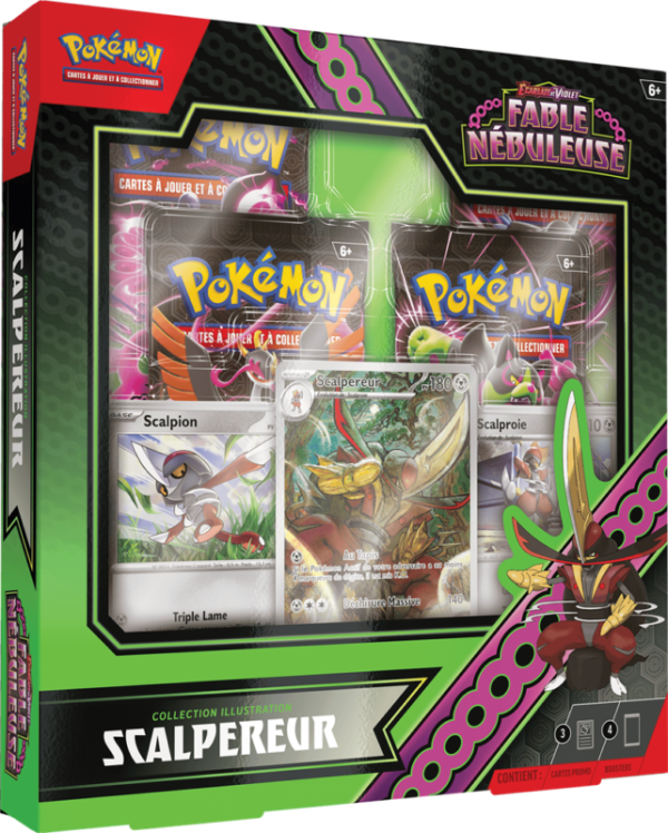 Coffret Illustration Scalpereur Fable Nébuleuse EV6.5 - Pokémon FR