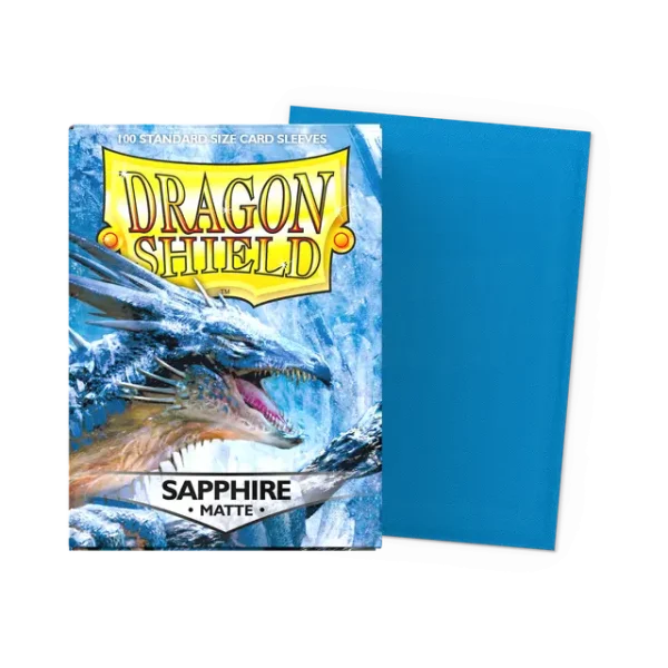 Dragon Shield 100 Sleeves - Sapphire Matte