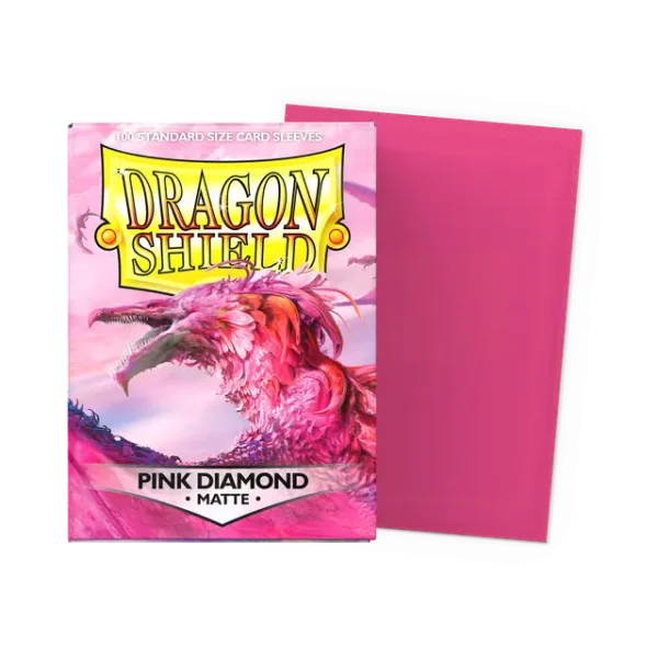 Dragon Shield 100 Sleeves - Pink Diamond Matte