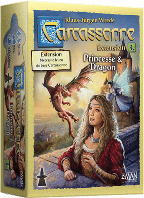 Carcassonne : Princesse & Dragon (Extension 3)