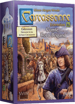Carcassonne : Comte, Roi & Brigand (Extension 6)