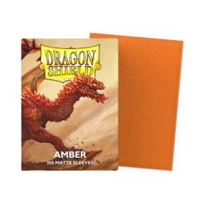 Dragon Shield 100 Sleeves - Amber Matte