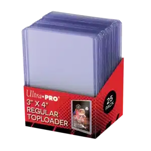 Ultra Pro 25 Top Loader- Clear Regular