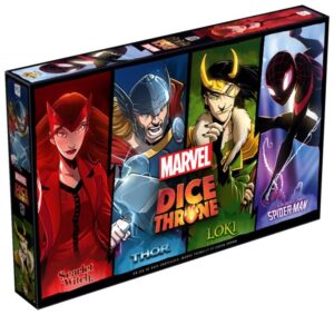 Dice Throne Marvel : Thor, Loki, Spider-Man, Scarlet Witch