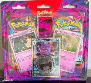 Blister Duopack Ectoplasma – ME04 Chaos Ascendant & ME05 Nuit Noire - Pokémon FR